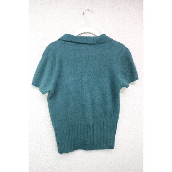 Limited London Paris NY Angora Rabbit Short Sleeve Sweater-Size Small-Soft - Picture 6 of 8